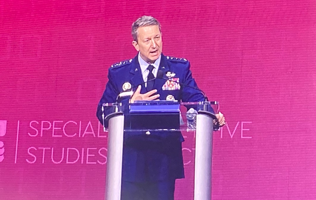 Read more about the article At AI conference, Gen. Caine calls for connecting with ‘founders and funders’ of emerging tech